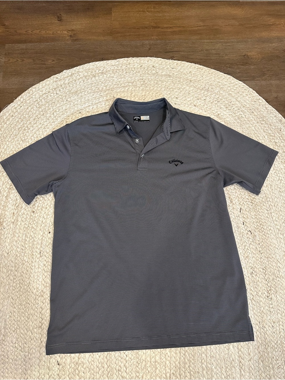 Callaway Men's Charcoal Polo Shirt with Subtle Logo